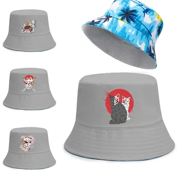 Унисекс памук кофа шапки жени лято слънцезащитен крем панама шапка Sunbonnet Fedoras маска серия мъже открит рибар шапки плаж шапка