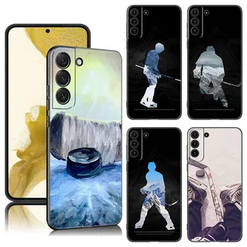 Хокей на лед пързалка спортен телефон случай за Samsung Galaxy S20 S21 S22 S23 Ultra FE S10E S10 Lite S8 S9 плюс S6 S7 Edge силиконов капак
