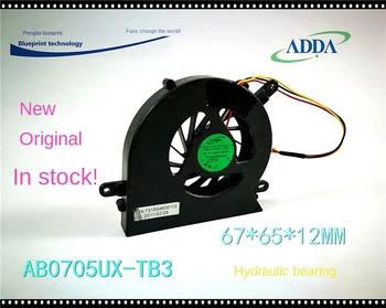 Чисто нов & оригинален AB0705UX-TB3 67 * 65 * 12MM 6.7cm 5V преносим компютър хидравличен вентилатор