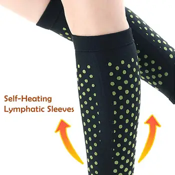 1 чифт нови самостоятелно отопление коляното скоби ръкав турмалин коляното подкрепа далечен инфрачервен запази топло коляното подложки