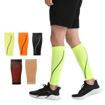 1Pair теле компресия ръкави найлон на открито фитнес спорт теле охрана крак компресия чорапи за бягане Besketball бадминтон
