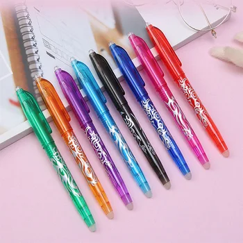 4 бр / комплект многоцветен изтриваем гел писалка 0.5mm Kawaii писалки студент писане творчески инструменти за рисуване офис училище снабдяване канцеларски материали