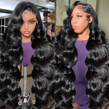 Body Wave Lace Front Wigs Wear and Go Glueless Human Hair Wig For Women 30 32Inch 13x4 13x6 Hd Lace Frontal Wig Deep Wave Wig