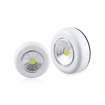 LED кабинет светлина COB сензор за докосване безжична нощна лампа AAA батерия захранва за кабинет спалня гардероб стълбищно осветление