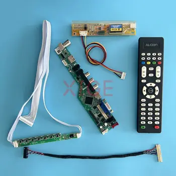За N141X7 N141XA N141XB N141XC контролер драйвер борда AV + HDMI + VGA + IR + USB LCD дисплей 1024 * 768 1CCFL TV аналогов 30-пинов LVDS комплект
